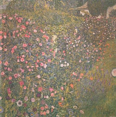 Garden of Flowers, 1917 - Large Art Prints by Gustav Klimt