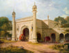 Gate of Serai at Chandpore in the Rohilla District - Thomas Daniell  - Vintage Orientalist Paintings of India - Canvas Prints