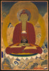 Gautam Buddha Meditating - Jamini Roy - Bengal School Painting - Canvas Prints