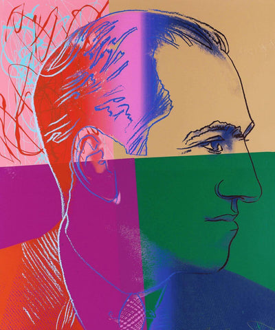 George Gershwin - Ten Portraits of Jews of the Twentieth Century - Andy Warhol - Pop Art Print - Large Art Prints by Andy Warhol