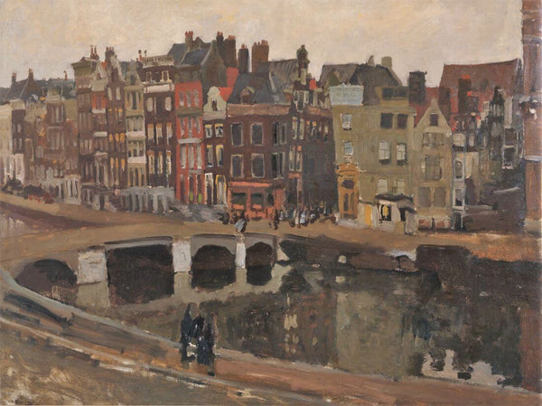 The Rokin in Amsterdam (Das Rokin in Amsterdam) - George Breitner - Dutch Impressionist Painting - Canvas Prints