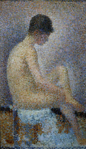 Model, 1887 - Large Art Prints by Georges Seurat