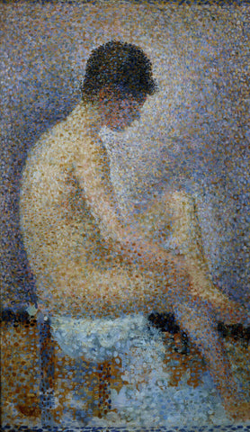 Model, 1887 by Georges Seurat