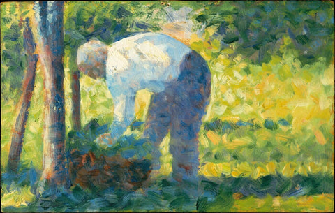 The Gardener - Canvas Prints by Georges Seurat
