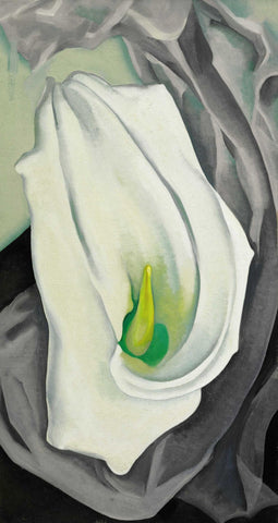 White Calla Lily - Georgia O Keeffe - Canvas Prints