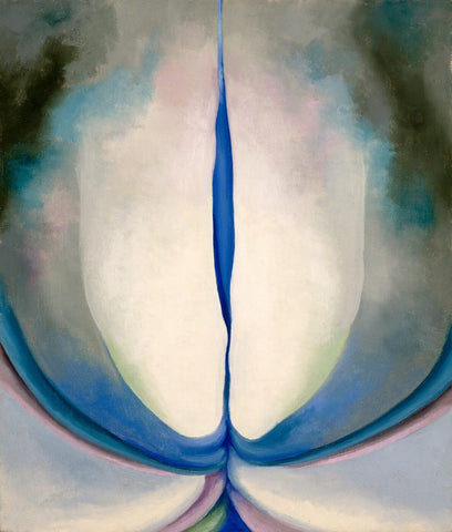 Blue Line 1919 - Georgia O'Keeffe - Canvas Prints