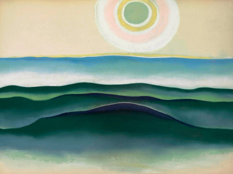Sun Water Maine - Georgia O'Keeffe - Framed Prints