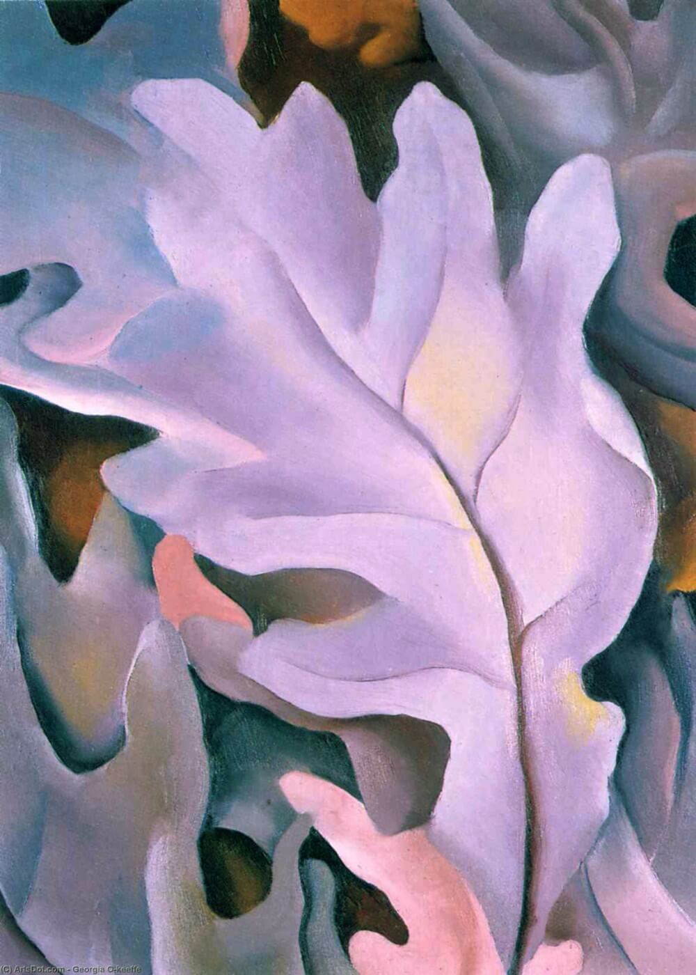 Purple Leaves O'Keeffe Art Prints by O'Keeffe Buy