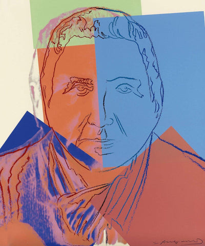 Gertrude Stein - Ten Portraits of Jews of the Twentieth Century - Andy Warhol - Pop Art Print - Posters