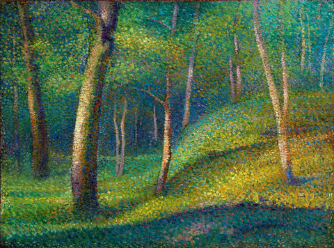 The Forest at Pontaubert - Posters by Georges Seurat