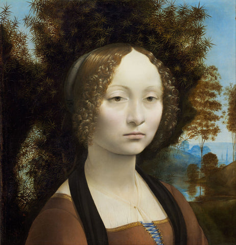 Ginevra de Benci - Large Art Prints by Leonardo da Vinci
