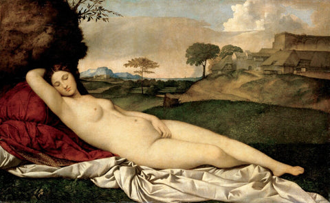 Giorgione - Sleeping Venus - Canvas Prints