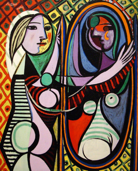 Pablo Picasso - Jeune Fille Devant Un Miroir - Girl Before a Mirror - Life Size Posters