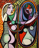 Pablo Picasso - Jeune Fille Devant Un Miroir - Girl Before a Mirror - Canvas Prints