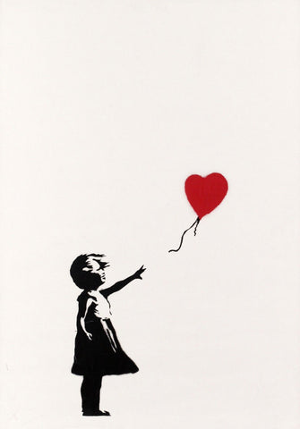Girl with Balloon - Banksy - Canvas Prints