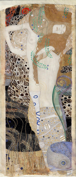 Girlfriends (Water Serpents I) - Gustav Klimt - Life Size Posters