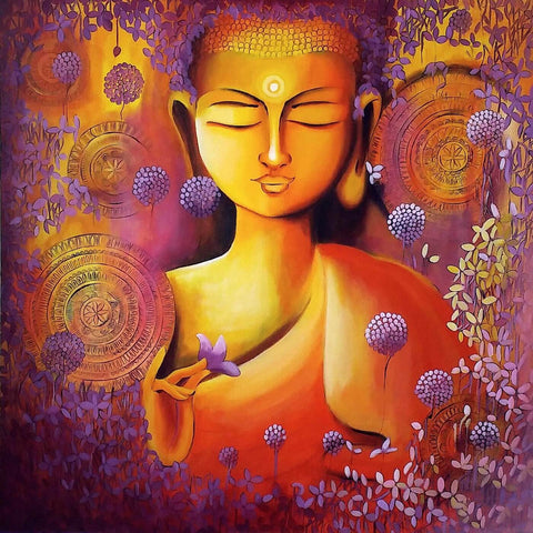 Glimpse of Buddha enlightenment - Art Prints by Anzai