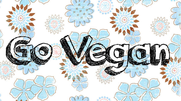 Go Vegan - Canvas Prints
