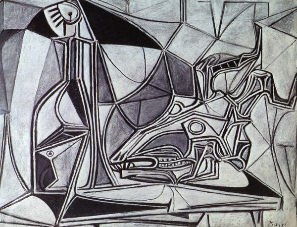 Pablo Picasso - Crâne De Chèvre, Bouteille Et Bougie - Goat's Skull, Bottle, And Candle - Framed Prints