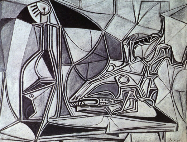 Pablo Picasso - Crâne De Chèvre, Bouteille Et Bougie - Goat's Skull, Bottle, And Candle - Art Prints