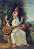 Goddess Saraswati - Raja Ravi Varma - Vintage Indian Oleograph Painting - Posters