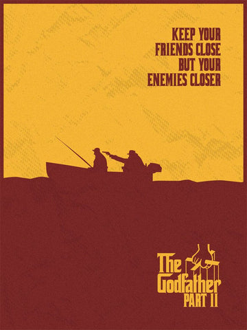 Godfather II -  Tallenge Hollywood Cult Classic Movie Poster - Canvas Prints