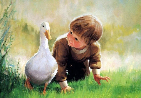 Going For A Duck Walk - Canvas Prints
