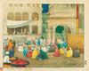 Golden Temple, Amritsar - Charles W Bartlett - Vintage 1916 Orientalist Woodblock India Painting - Framed Prints