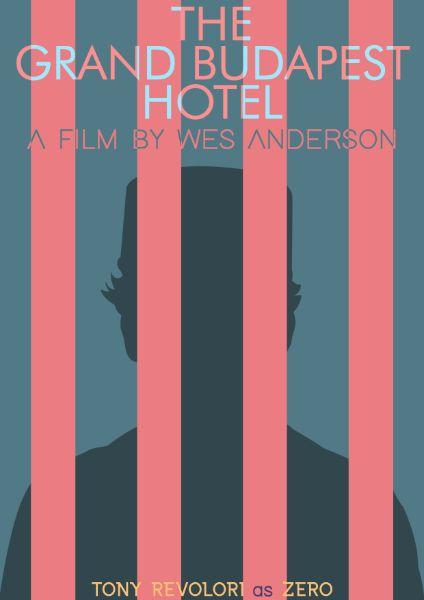 Grand Budapest Hotel - Wes Anderson - Hollywood Movie Graphic Poster - Large Art Prints