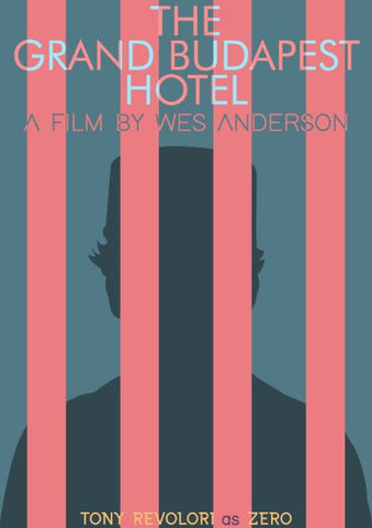 Grand Budapest Hotel - Wes Anderson - Hollywood Movie Graphic Poster by Stan