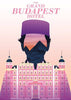 Grand Budapest Hotel - Wes Anderson - Hollywood Movie Minimalist Poster - Large Art Prints