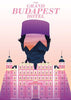 Grand Budapest Hotel - Wes Anderson - Hollywood Movie Minimalist Poster - Framed Prints