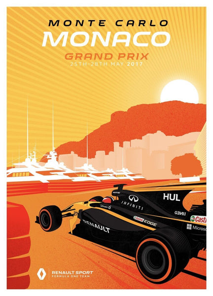 Grand Prix 2017 - Monaco - Framed Prints