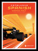 Set Of 2 Grand Prix Monaco and Spain - Premium Quality Framed Poster (26 x 36 inches)