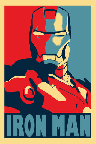 Graphic Art Poster - Iron Man - Hollywood Collection - Life Size Posters by Bethany Morrison