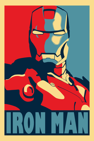 Graphic Art Poster - Iron Man - Hollywood Collection - Posters