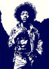 Graphic Art Poster - Jimi Hendrix - Tallenge Music Collection - Large Art Prints