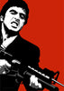 Graphic Art Poster - Scarface - Tony Montana - Say Hello To My Little Friend - Hollywood Collection - Art Prints