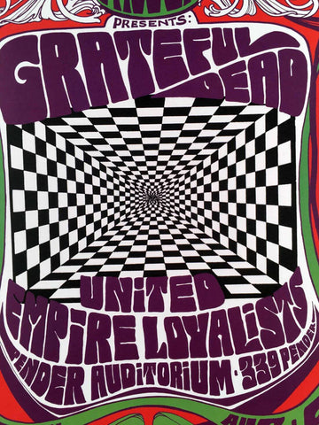 Grateful Dead - Vancouver 1966 - Music Concert Poster - Tallenge Vintage Rock Music Collection - Art Prints by Jacob George