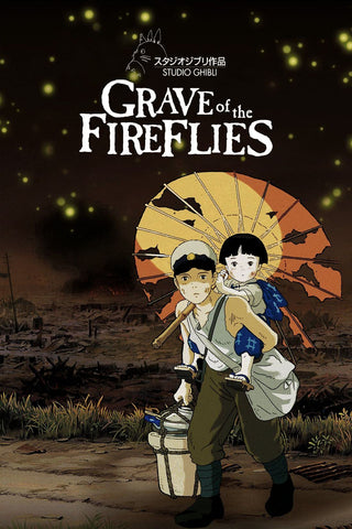 Grave Of The Fireflies - Studio Ghibli Japanaese Animated Movie Poster - Framed Prints by Studio Ghibli