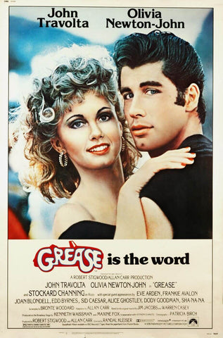 Grease - John Travolta - Tallenge Hollywood Musicals Movie Poster Collection - Large Art Prints