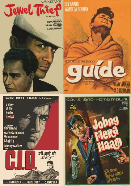 Greatest Hits Of Dev Anand - Hindi Movies Poster - Posters