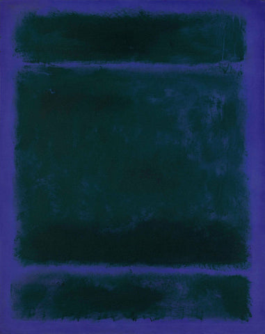 Green Purple and Blue - Mark Rothko Color Field Painting - Large Art Prints by Mark Rothko