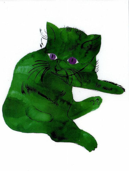 Green Cat - Canvas Prints