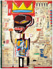 Grillo (Figure With Crown) - Jean-Michel Basquiat - Neo Expressionist Painting - Life Size Posters
