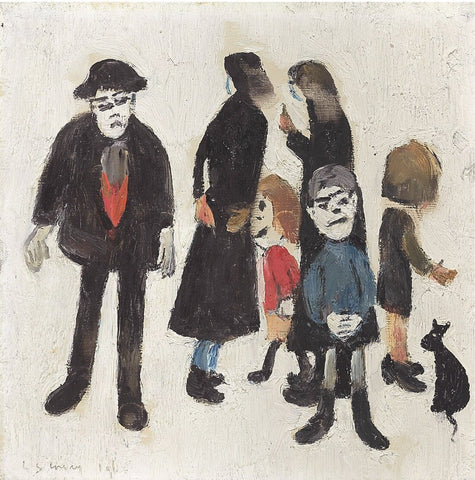 Group of Figures 1965 by L S Lowry