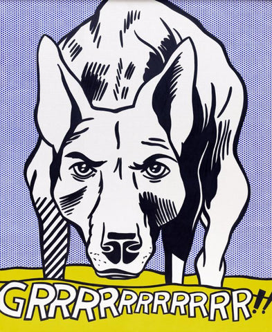 Grrrrrrrrrrr!! by Roy Lichtenstein