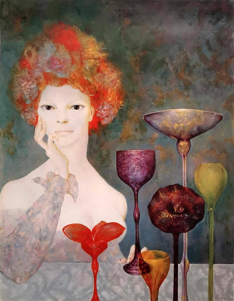 Guardian Of The Sources - Leonor Fini - Surrealist Art Painting - Large Art Prints