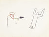 Gun (Hands Up, Don't Shoot) - Jean-Michel Basquiat - Framed Prints