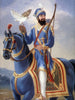 Guru Gobind Singh - Indian Vintage Sikh Painting - Large Art Prints